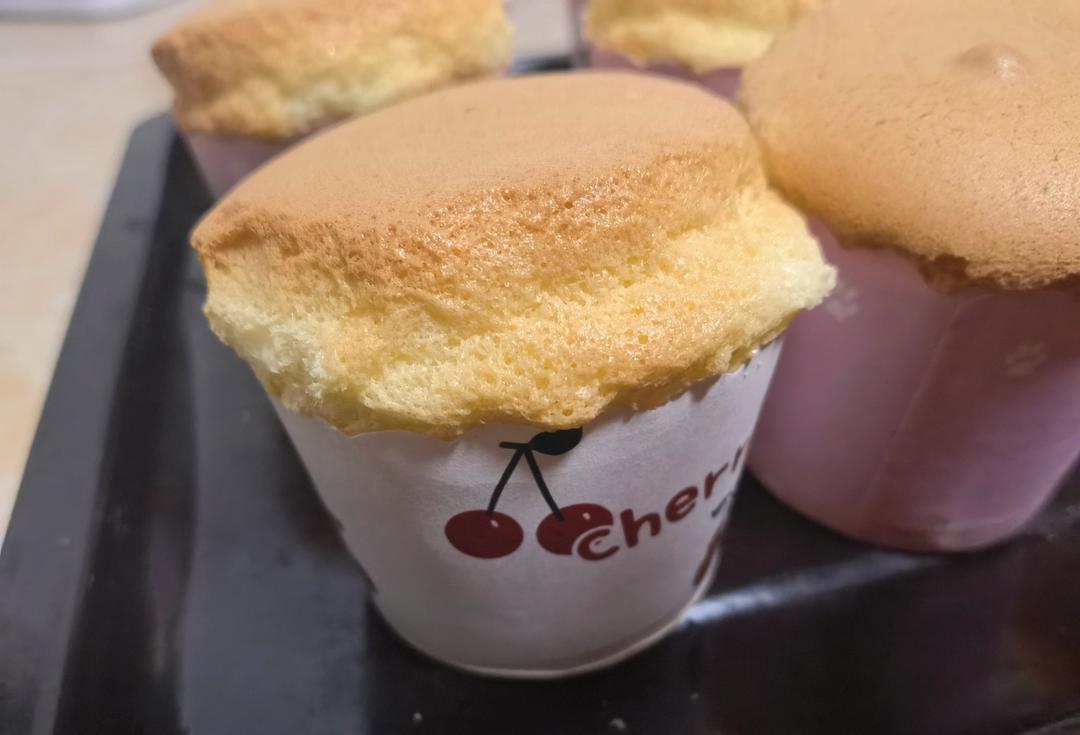 纸杯蛋糕 8寸戚风蛋糕的量