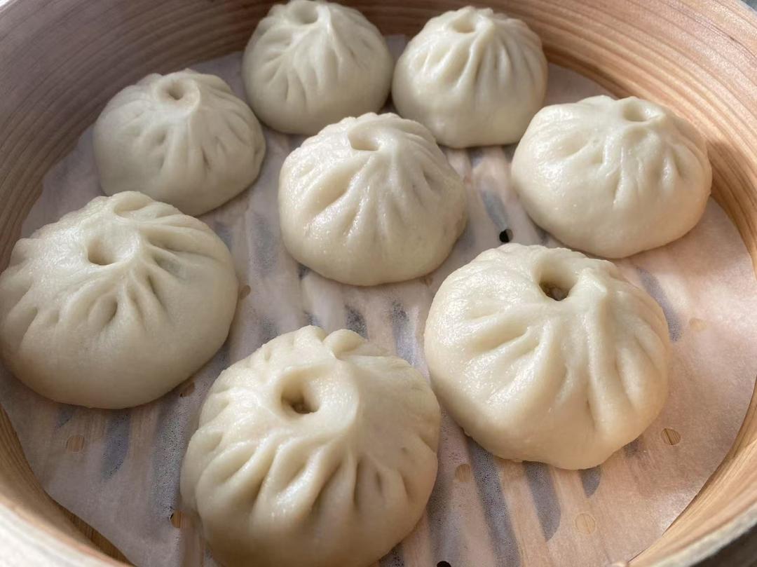 梅干菜肉包子（一次醒发）
