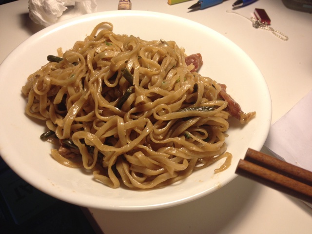 豆角焖面