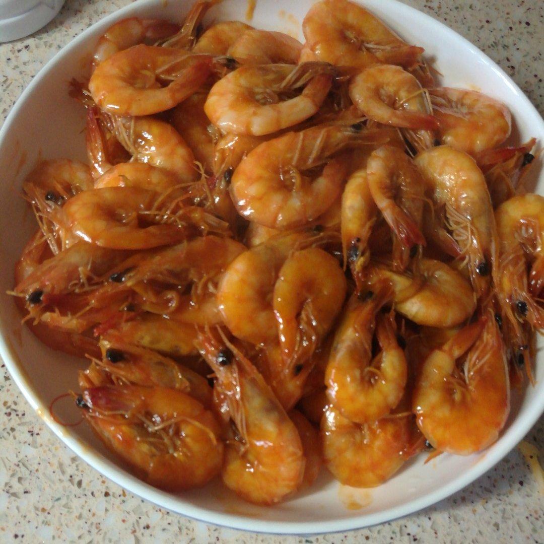 简单的番茄大虾