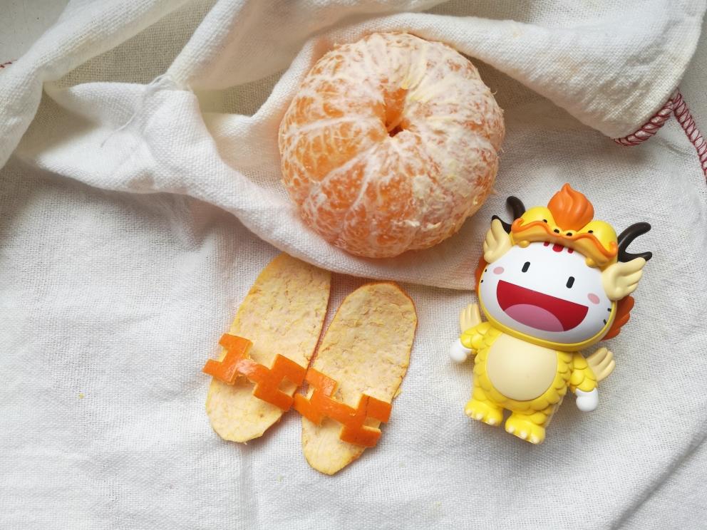 橘子皮橙子皮做爱马仕拖鞋