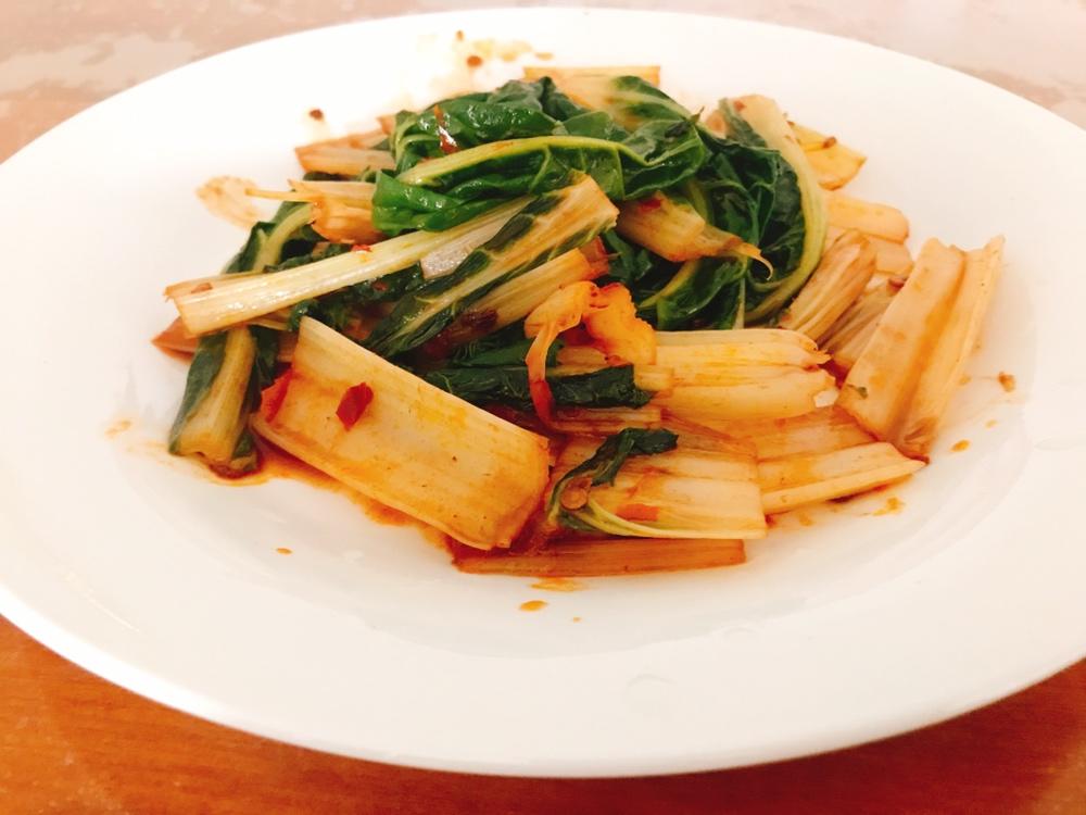 素炒牛皮菜