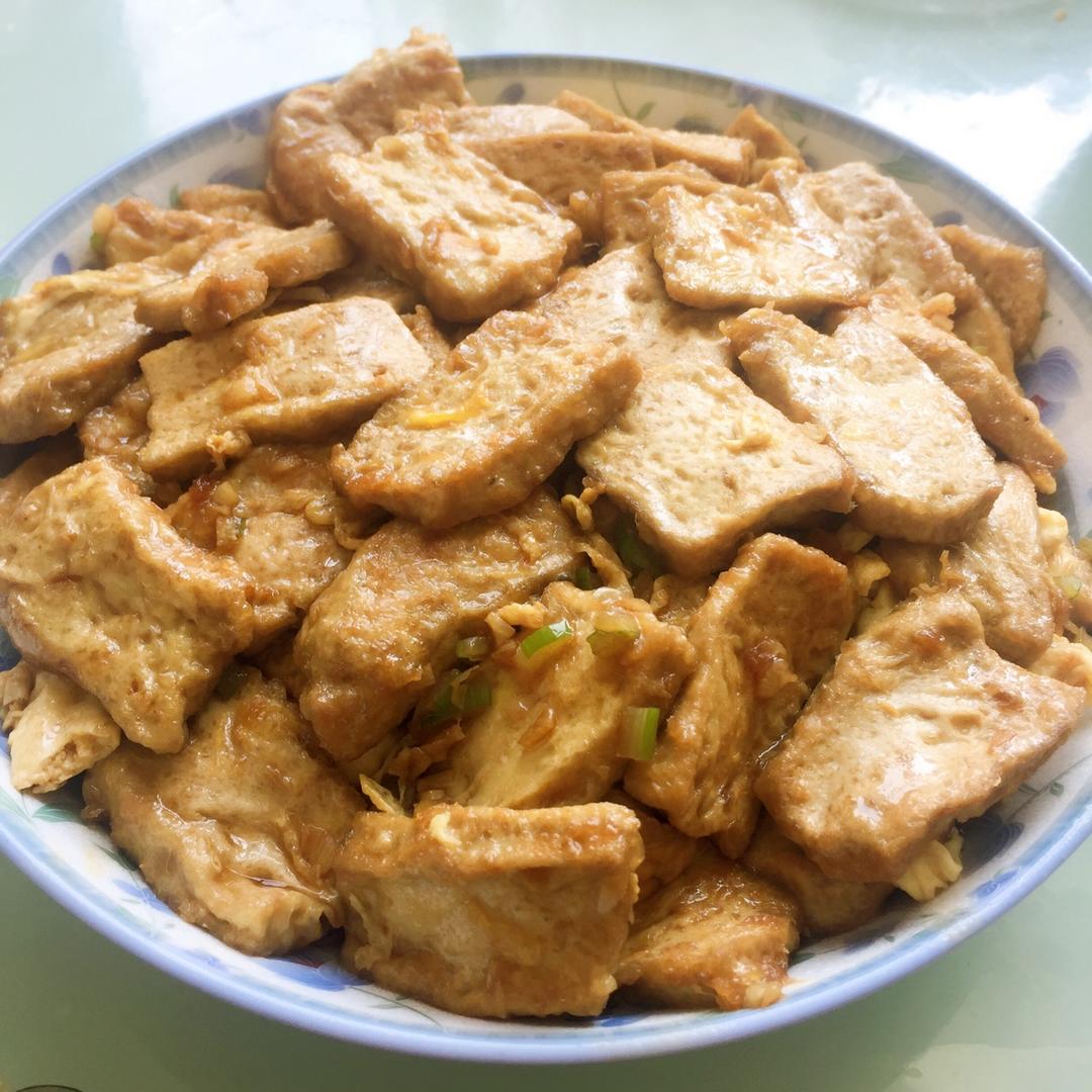 蚝油嫩豆腐