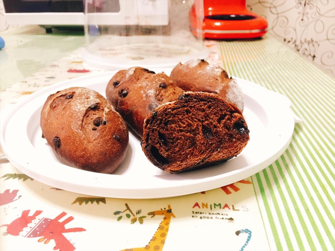 水到渠成之试炼 巧克力甜杏面包