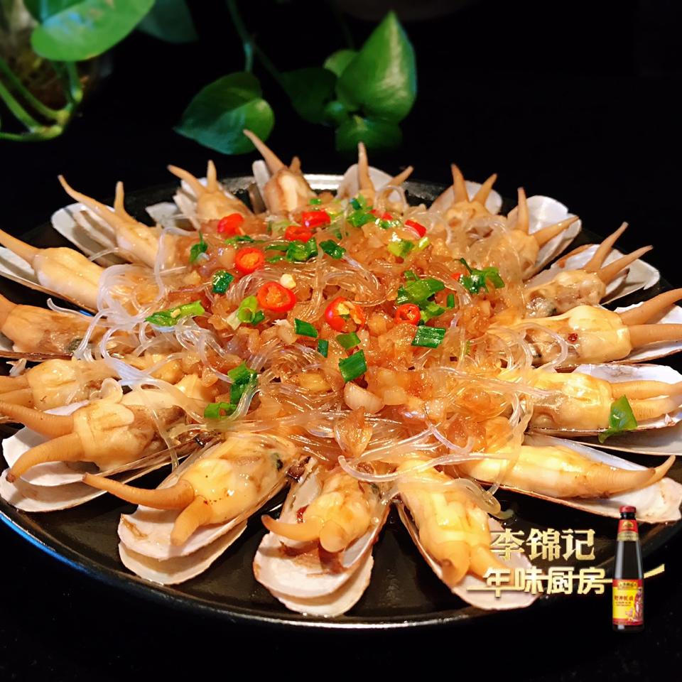 蒜蓉粉丝蒸蛏子