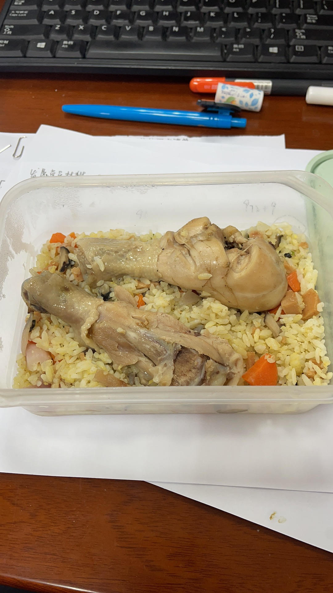 蒸鸡腿（超级简单）