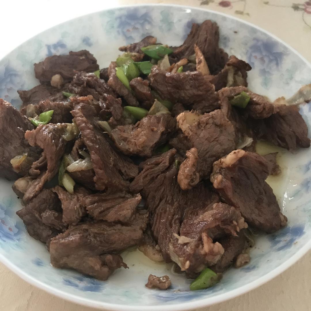 葱爆牛肉