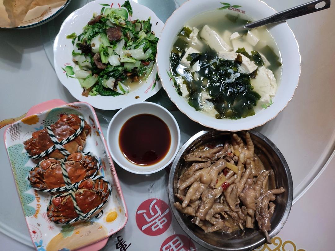 暖胃减肥美汤❤️裙带菜虾米豆腐汤