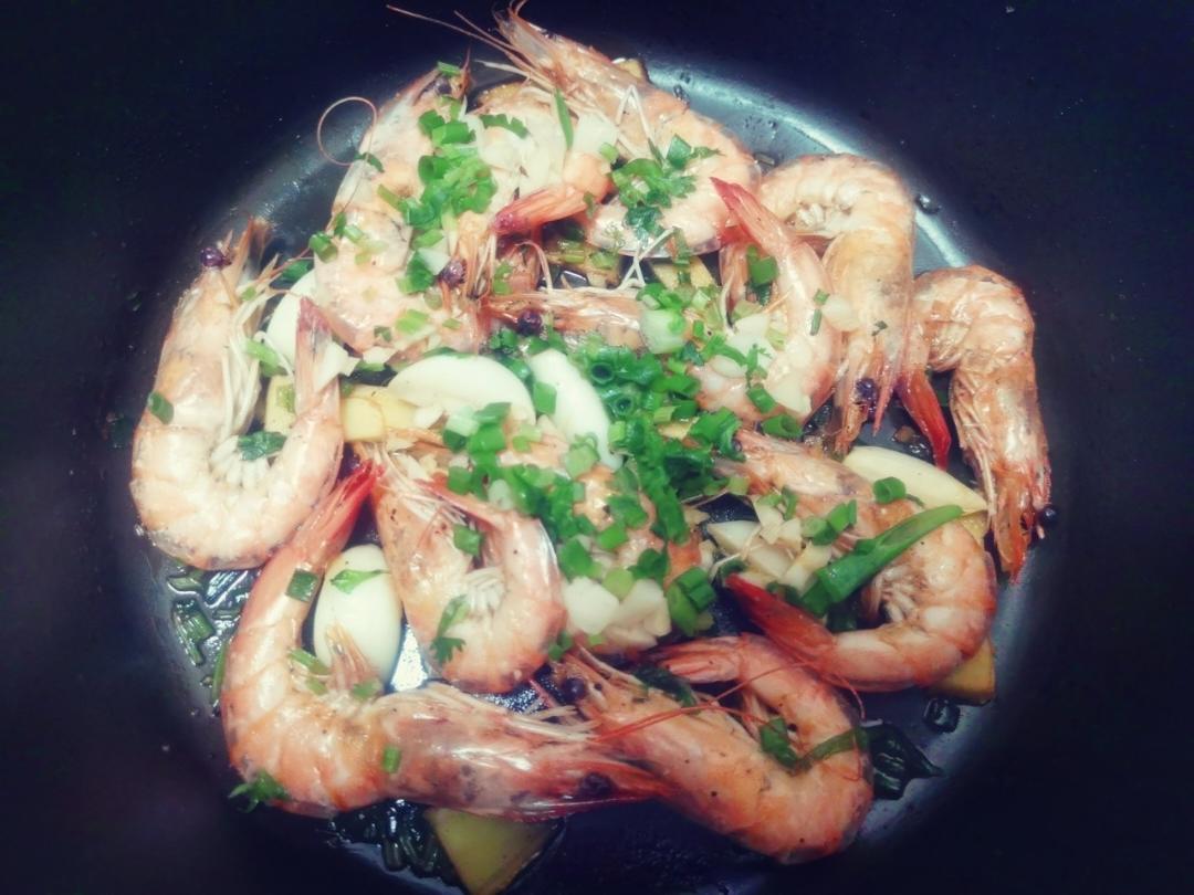 姜葱无水焗虾