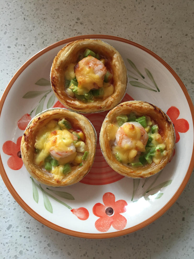 迷你小披萨   蛋挞皮版