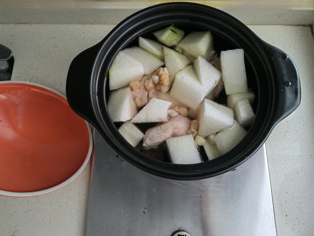 龙骨冬瓜瑶柱汤