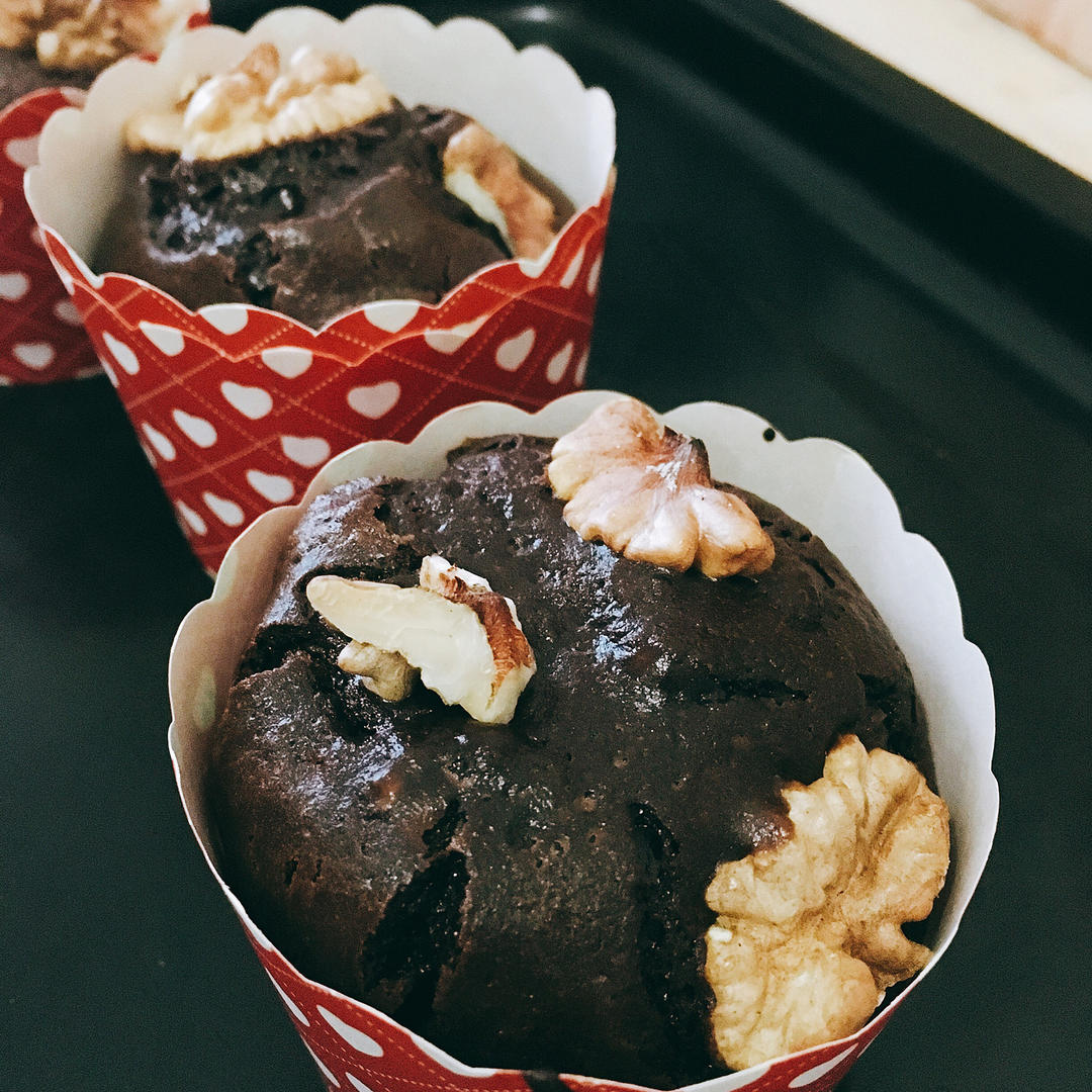 布朗尼杯子蛋糕