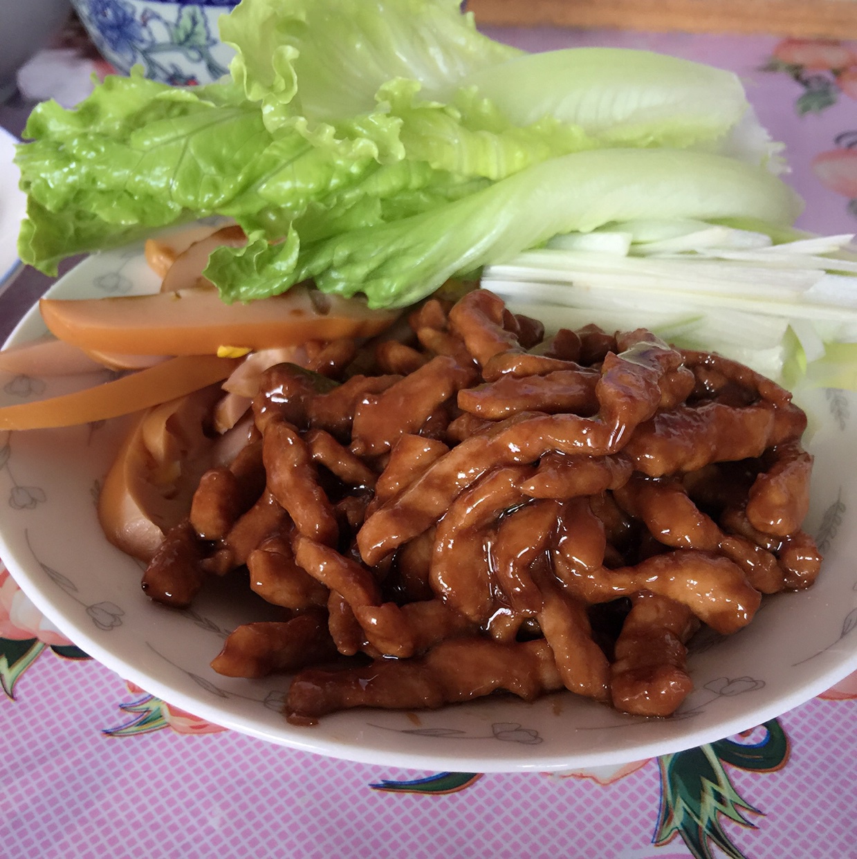 老丁的私房菜-京酱肉丝
