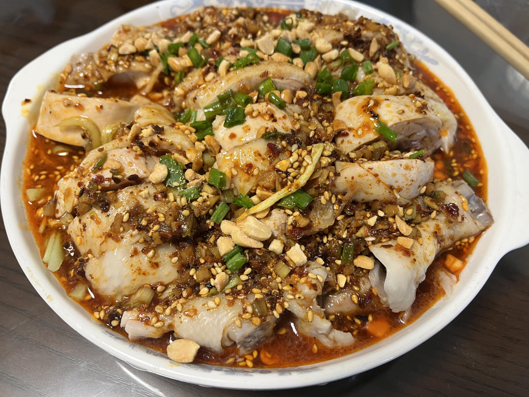 正宗川味【口水鸡】，在家一拌就搞定！