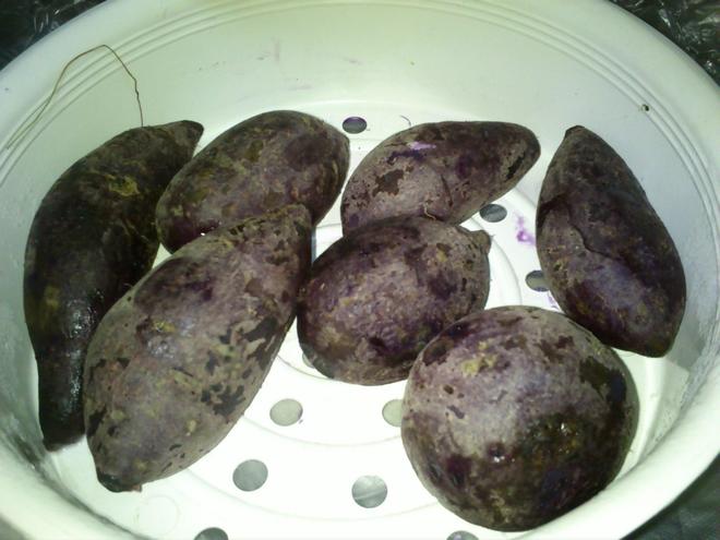 电饭煲烀紫薯的做法