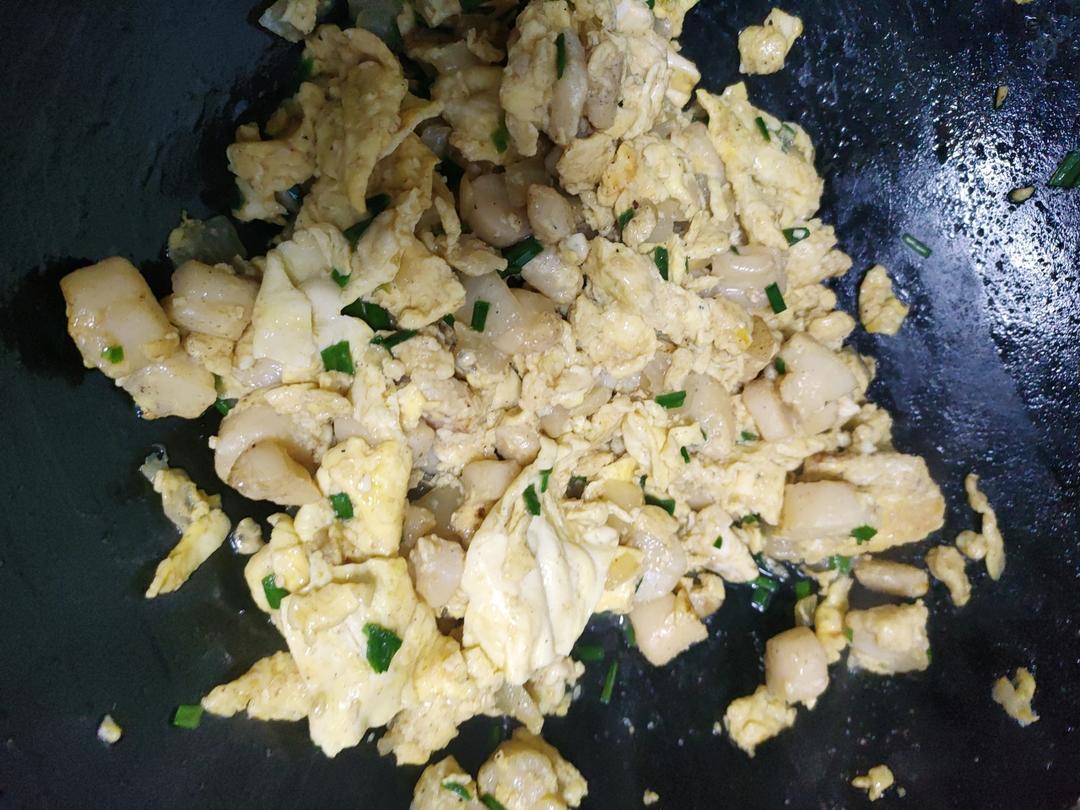 扇贝炒鸡蛋