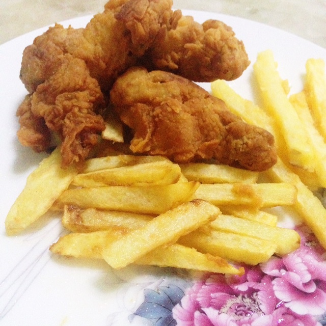 小丑鱼的春天a做的肯德基炸鸡腿