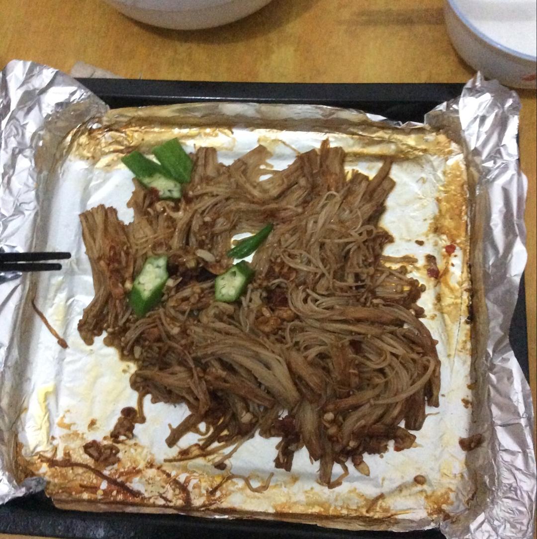 蒜蓉烤金针菇（烤箱版）
