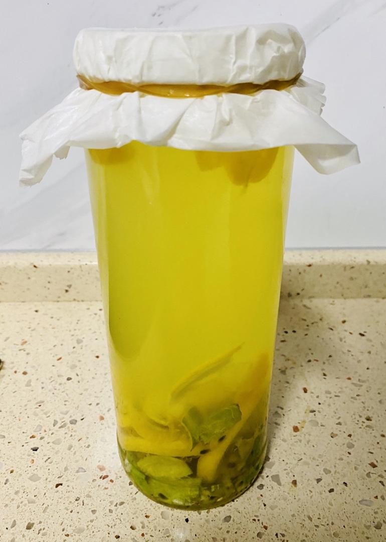 青柠/青桔百香果气泡水/夏日必备