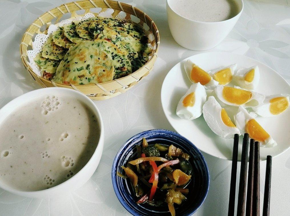 韭菜鸡蛋饼