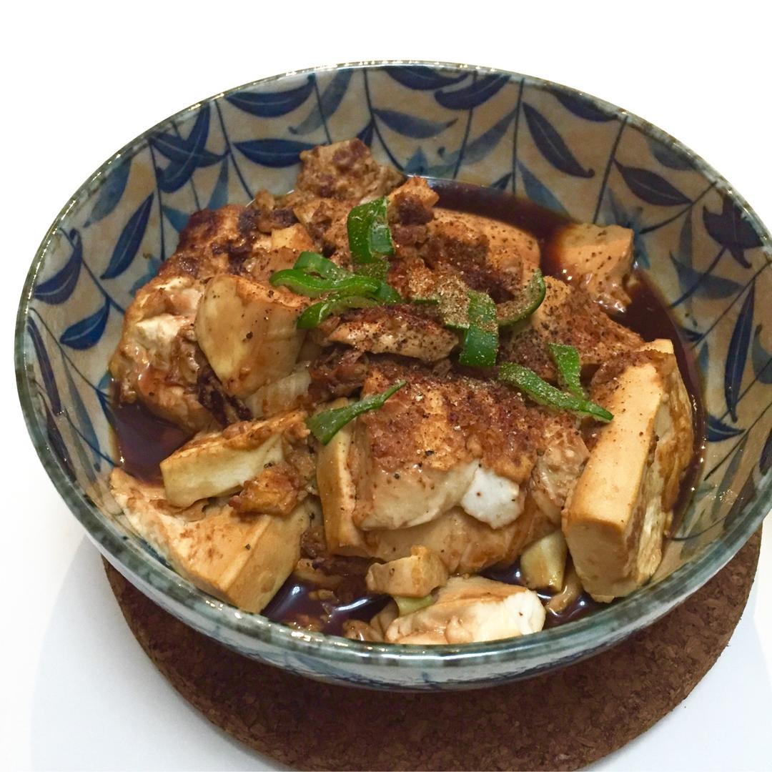 蚝油嫩豆腐
