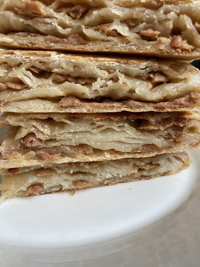 层次分明薄如蝉翼的家常基础烙饼