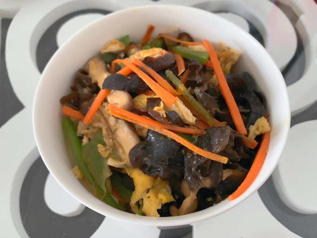 下饭菜鱼香鸡蛋