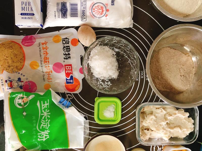 纯奶手撕吐司的做法 步骤1