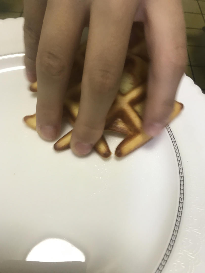 小朋友超爱的奶油格子松饼