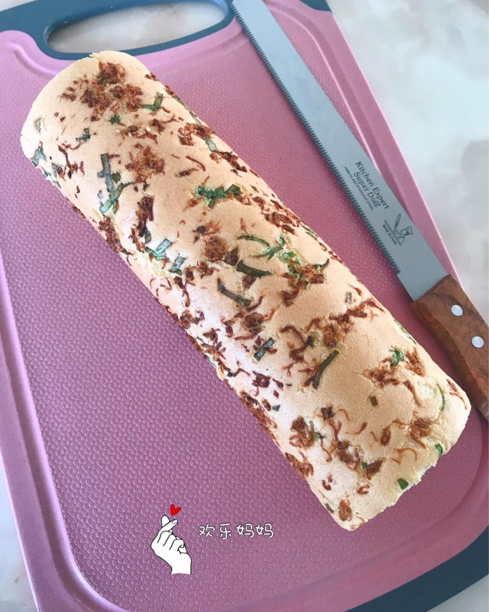 香葱肉松肥蛋糕卷～
