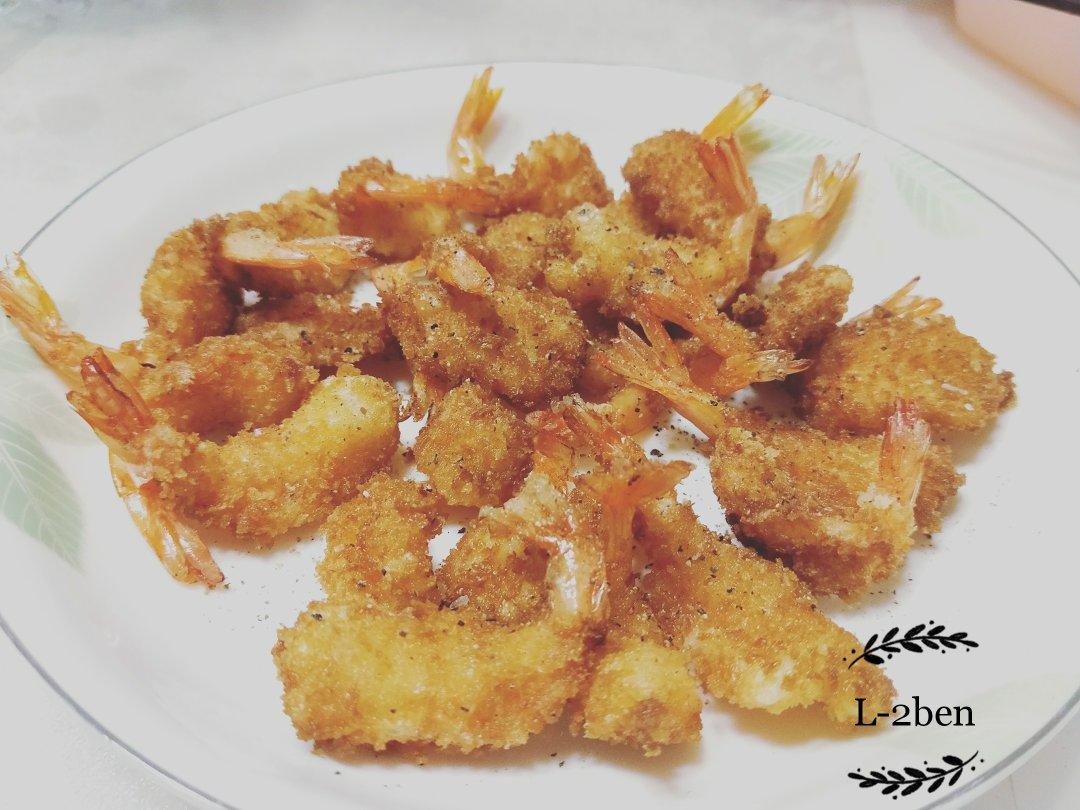 面包糠炸虾