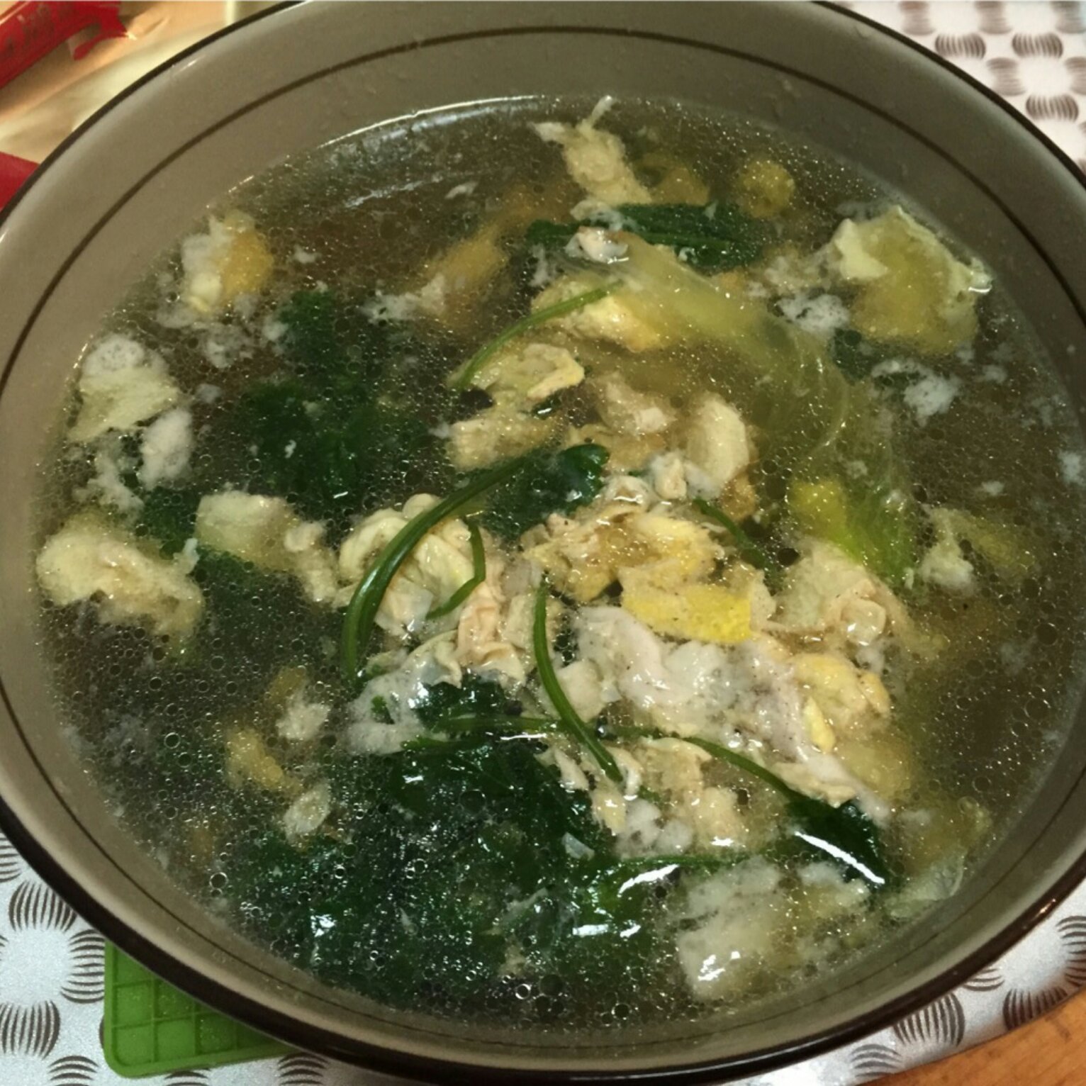 肉丸生菜汤