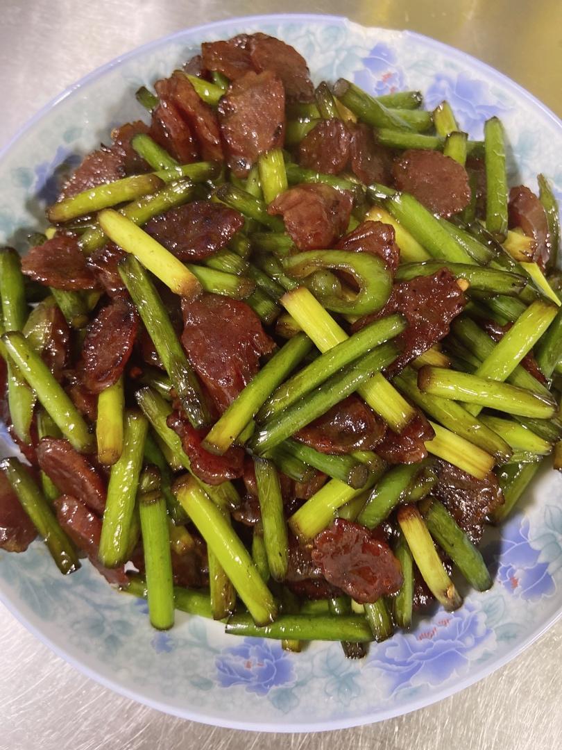 蒜薹炒腊肠