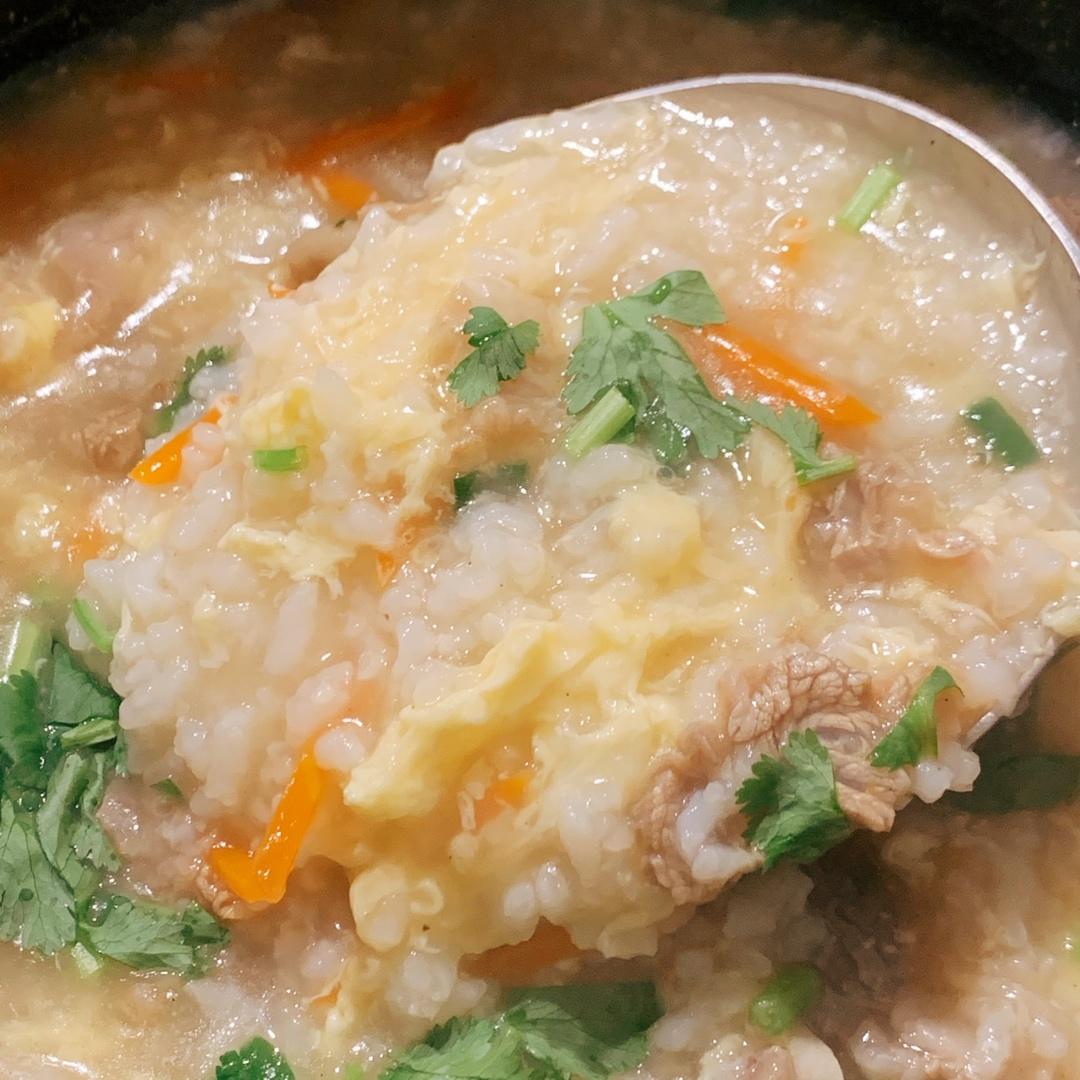 生滚滑蛋牛肉粥