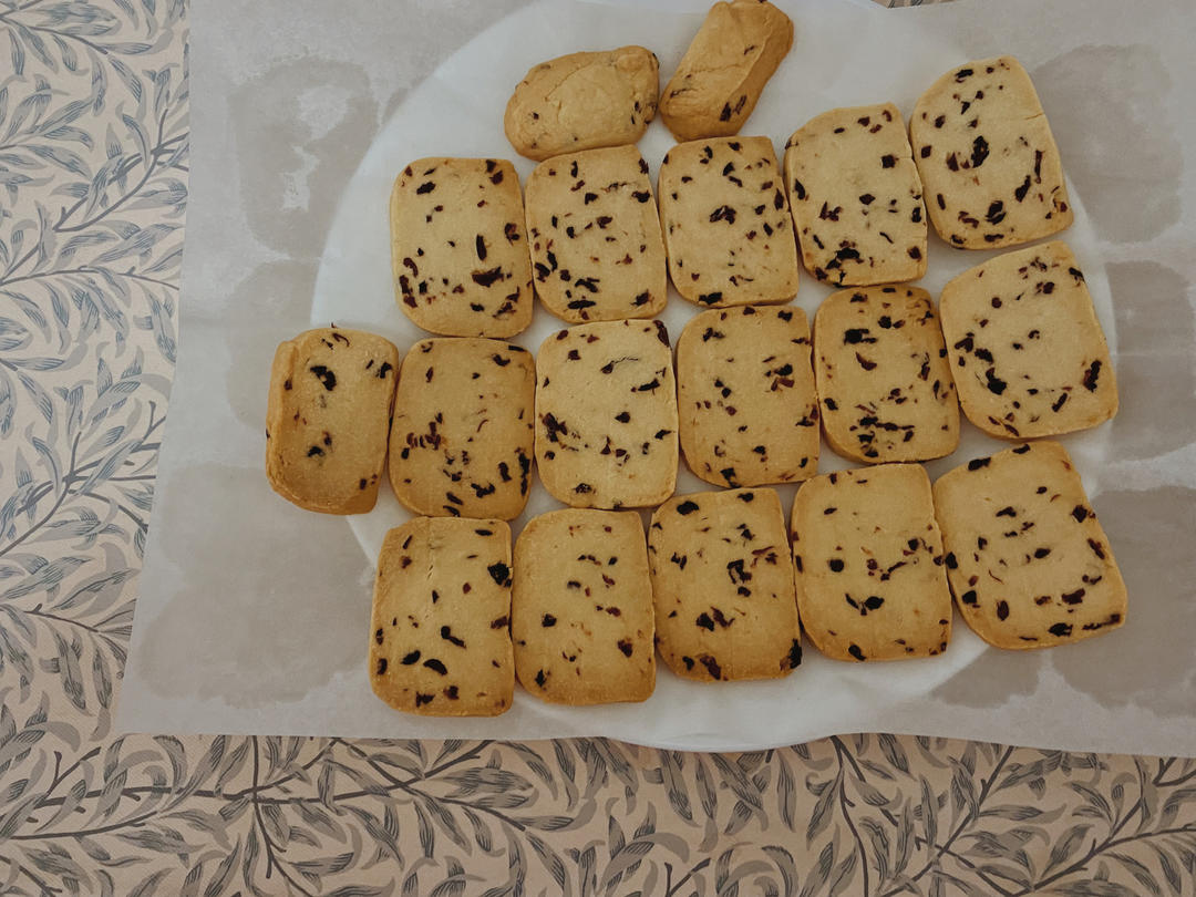 蔓越莓曲奇饼干 最最最简单的黄油饼干