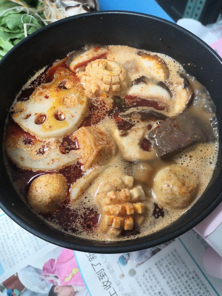 自制牛奶麻辣烫