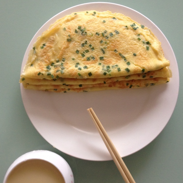 葱花鸡蛋饼