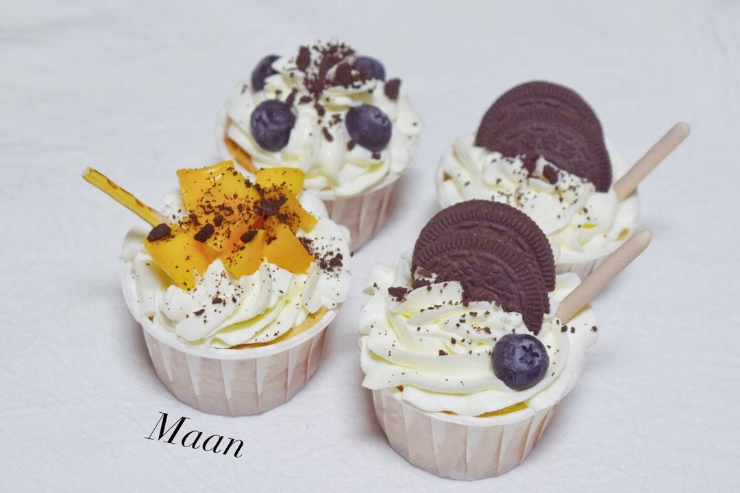 简单基础版 超适合姐妹们野餐的纸杯蛋糕【Cupcake🧁】