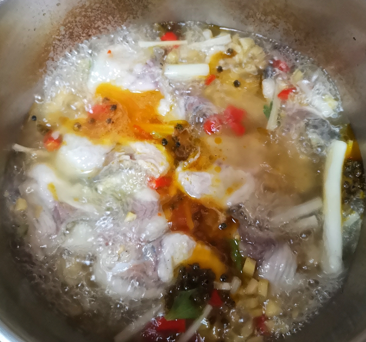 泡姜酸汤鱼片的做法 步骤8