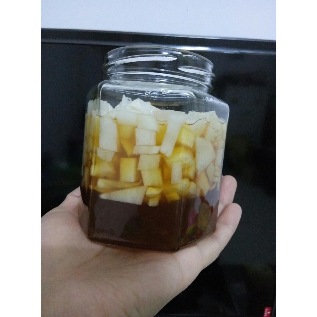 萝卜蜂蜜水(止咳圣水)