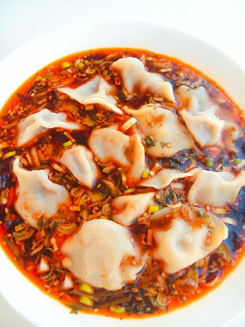 可心小鱼做的陕西【酸汤水饺】