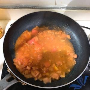 番茄龙利鱼热汤面的做法 步骤4