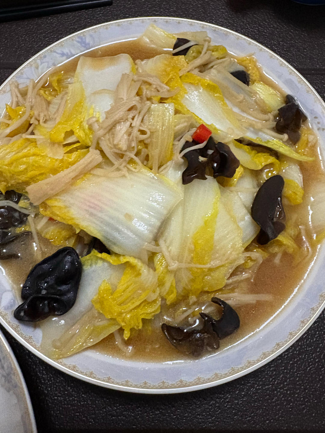 低卡低脂❗️蒜香娃娃菜金针菇好吃到转圈圈～