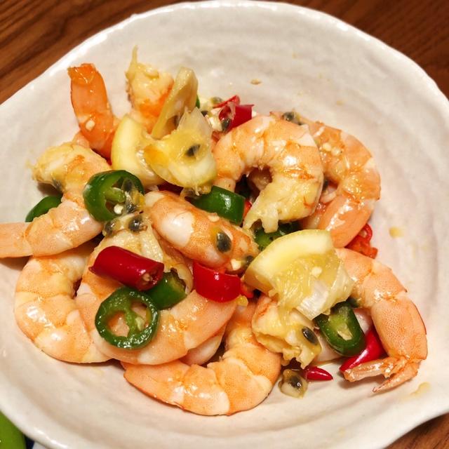 酸酸辣辣柠檬虾