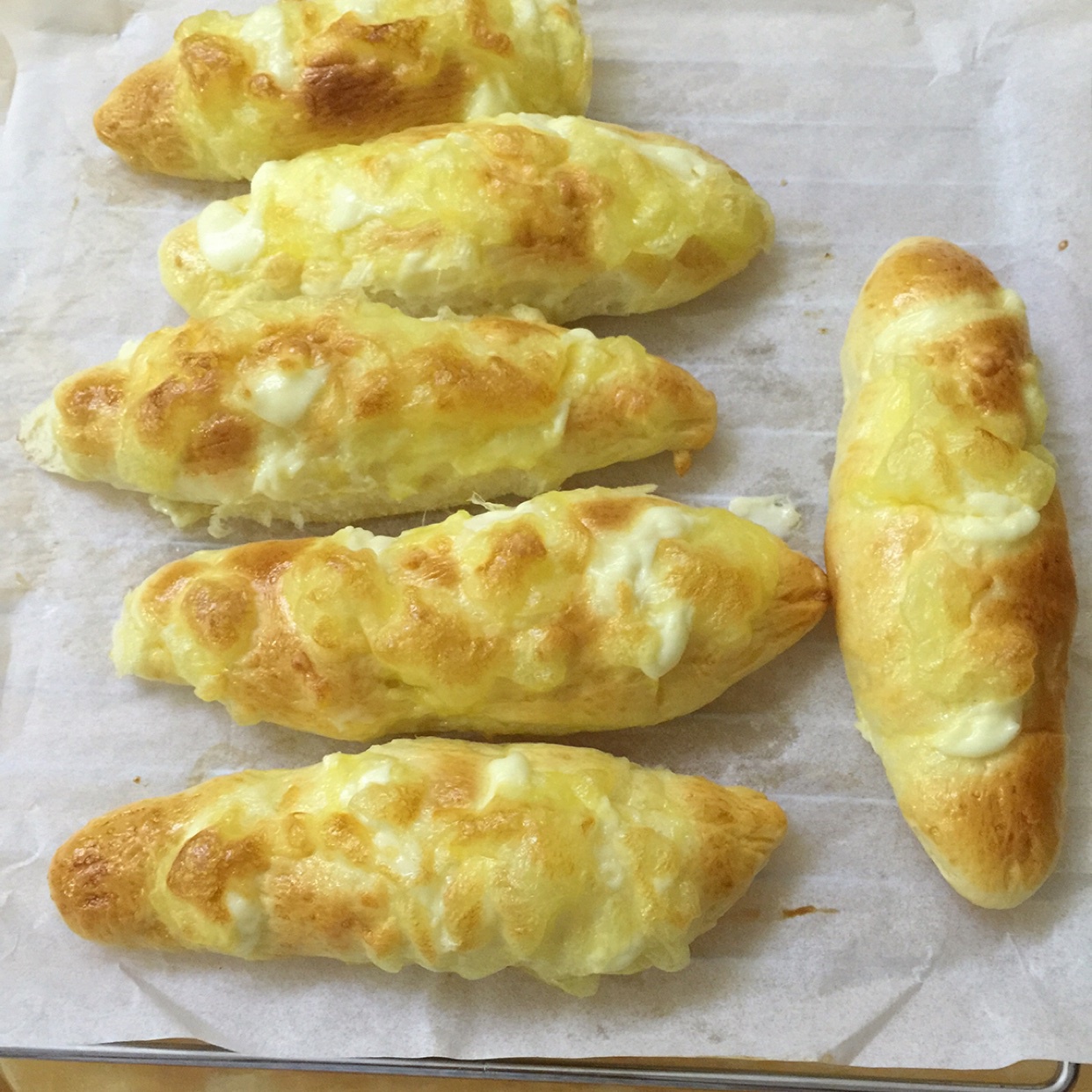 香葱芝士面包条