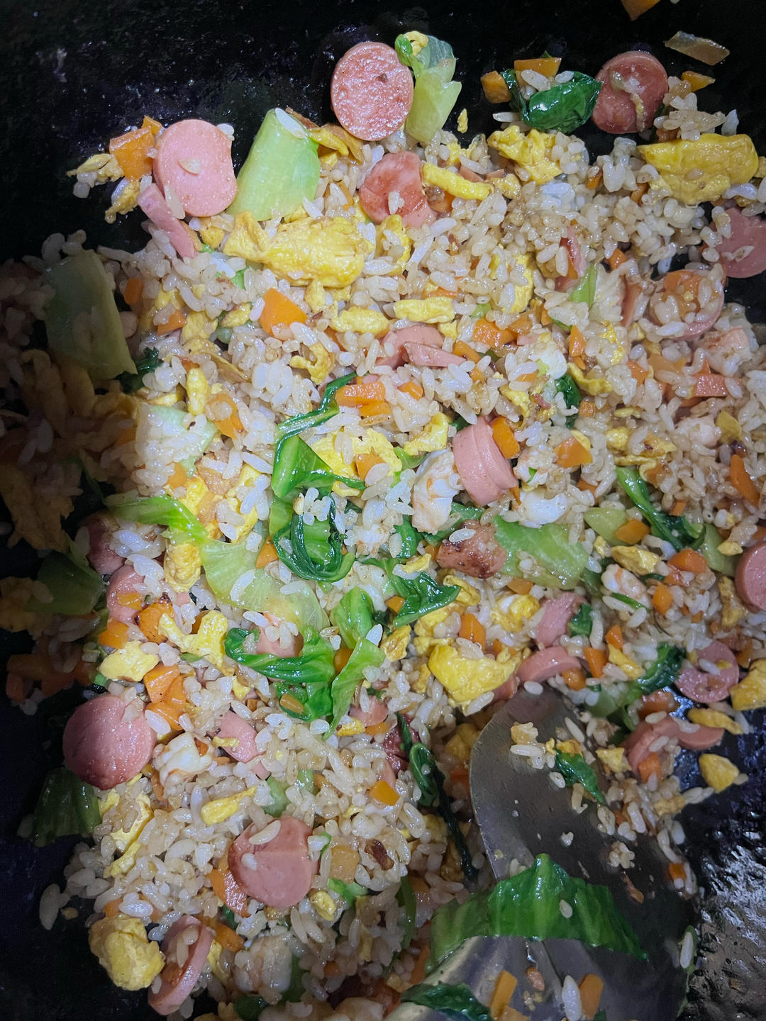 菜蔬蛋炒饭 宇宙无敌好吃‼️