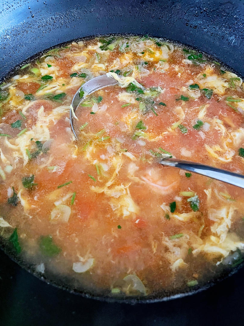 简单早餐-疙瘩汤