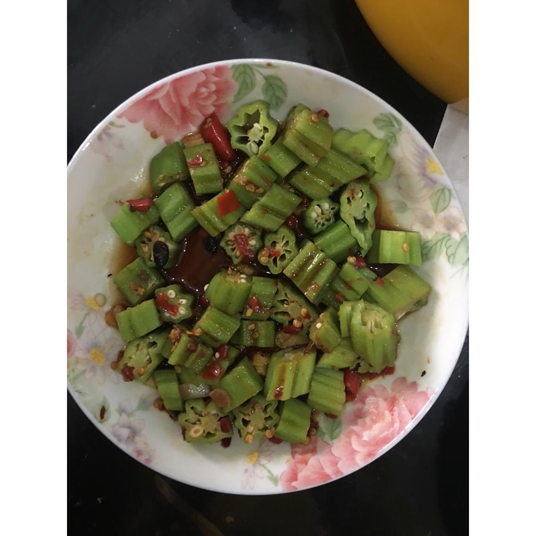 夏日快手菜凉拌秋葵