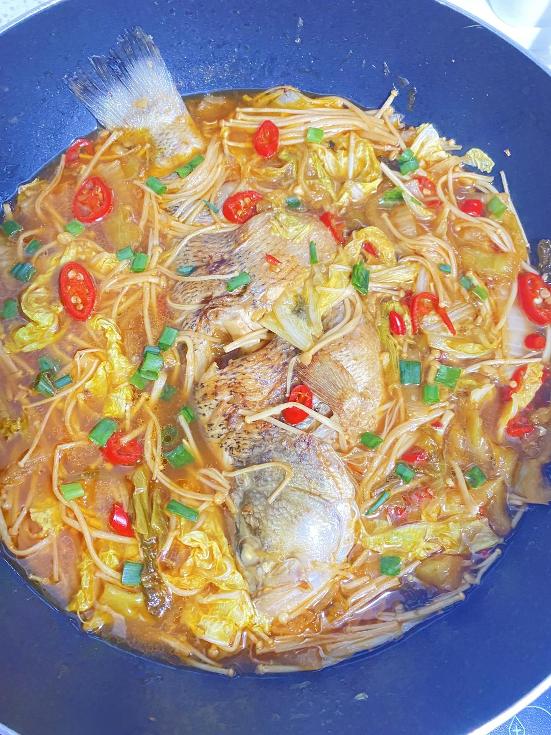 懒人酸菜鱼的做法 步骤9