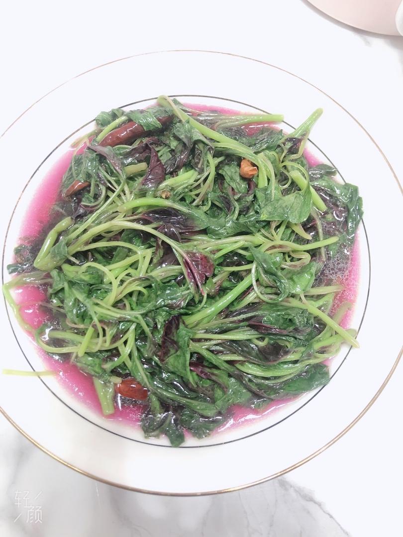 炒苋菜(汉菜/汗菜)